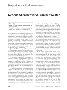 Nederland en het verval van het Westen