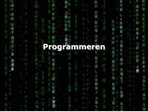 Programmeren(1)