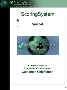 Slide 1 - ScoringSystem.com