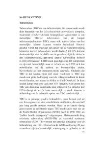 SAMENVATTING Tuberculose Tuberculose (TBC)