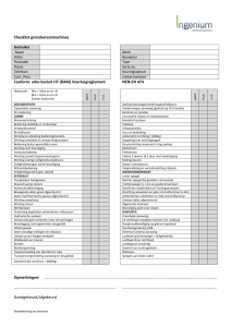 Checklist grondverzetmachine versie 2