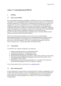 Controleprotocol MFS II - Nederlandse Beroepsorganisatie van