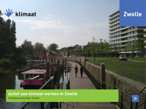 Actief aan klimaat werken in Zwolle
