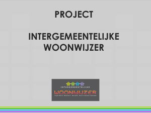 project intergemeentelijke woonwijzer omschrijving
