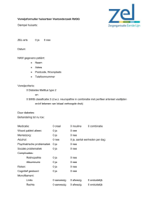 Verwijsformulier huisartsen Voetonderzoek RdGG Stempel huisarts