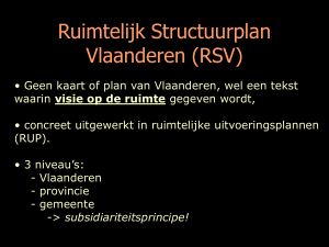 Ruimtelijk Structuurplan Vlaanderen (RSV)