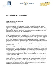 Juryrapport E. du Perronprijs 2016
