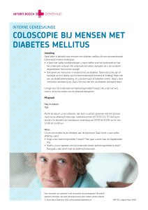 ColosCopie bij mensen met diabetes mellitus