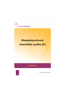 048 Blaaspijnsyndroom (interstitiele cystitis)
