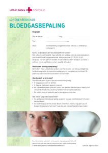 BloedgasBepaling - Jeroen Bosch Ziekenhuis