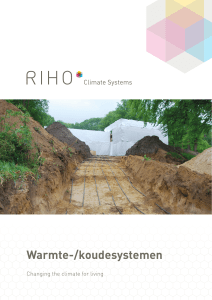 Warmte-/koudesystemen - RIHO Climate Systems