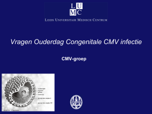 Vragen Ouderdag Congenitale CMV infectie