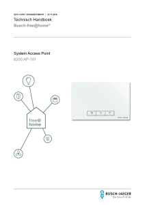Technisch Handboek Busch-free@home® System Access Point