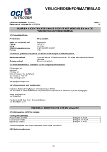 Salpeterzuur 60 % - Veiligheidsinformatieblad - België