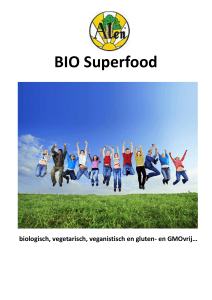 BIO Superfood - celherstelconcept