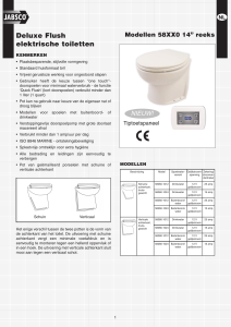 Deluxe Flush elektrische toiletten