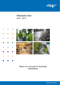Waterplan 2013-2017