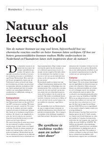 Natuur als leerschool