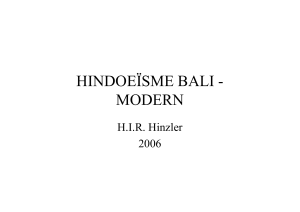 hindoeïsme bali - modern