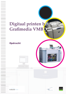 Digitaal printen binnen Grafimedia VMBO