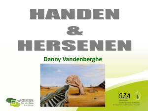 Link tussen hersenen en handen – Dr Danny Vandenberghe