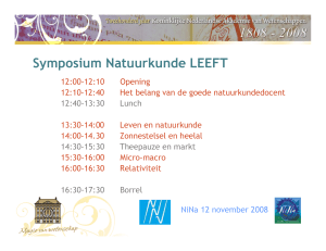 Symposium Natuurkunde LEEFT