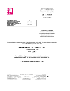 351-MED - Centrum Medische Genetica Gent