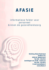 afasie - Hersenletsel.nl