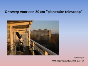 Ontwerp voor een 20 cm “planetaire telescoop” ATM