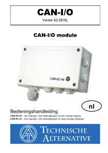 CAN-I/O - Technische Alternative