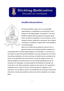 Boeddha Ratnasambhava - Stichting Bodhisattva