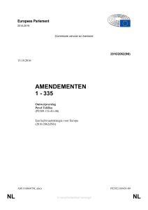 amendementen 1