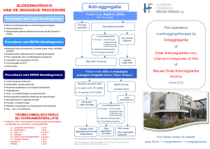 Perioperatief overbruggingsschema