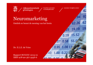 Neuromarketing - Rijksuniversiteit Groningen