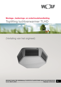 TopWing luchtverwarmer TLHD