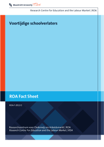 Voortijdig schoolverlaten (vsv) | Onderwerp | Rijksoverheid.nl