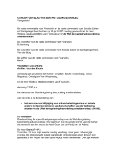 Wet deregulering beoordeling arbeidsrelaties(DOC)