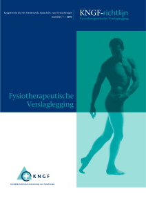 richtlijn Fysiotherapeutische Verslaglegging