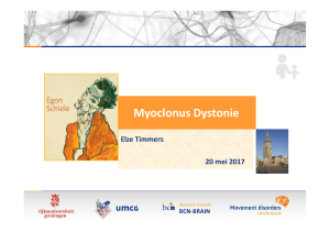 Myoclonus Dystonie patientendag.pptx