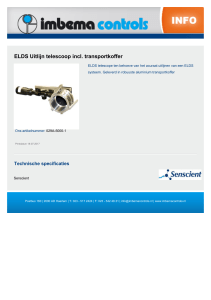 ELDS Uitlijn telescoop incl. transportkoffer