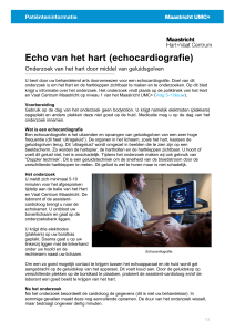 Echo van het hart (echocardiografie)