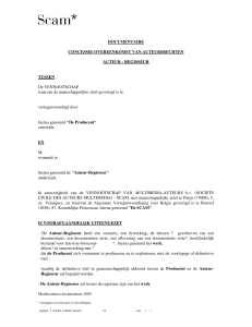 Contract documentaire - sacd