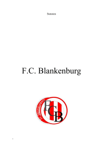 De statuten - FC Blankenburg