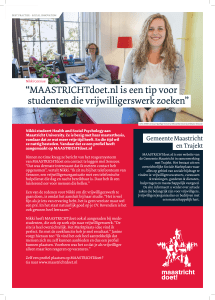 MAASTRICHTdoet.nl is een tip voor studenten die