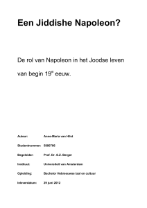 Een Jiddishe Napoleon?