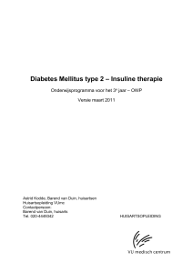 Diabetes Mellitus