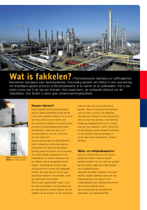 Wat is fakkelen?/ Petrochemische fabrieken en raffinaderijen