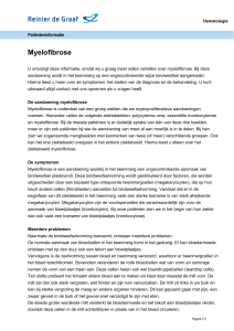 Myelofibrose - Reinier de Graaf