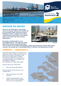 Lesbrief MV2 - Maasvlakte 2