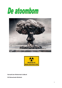 Wat zijn de gevolgen van een atoombom?